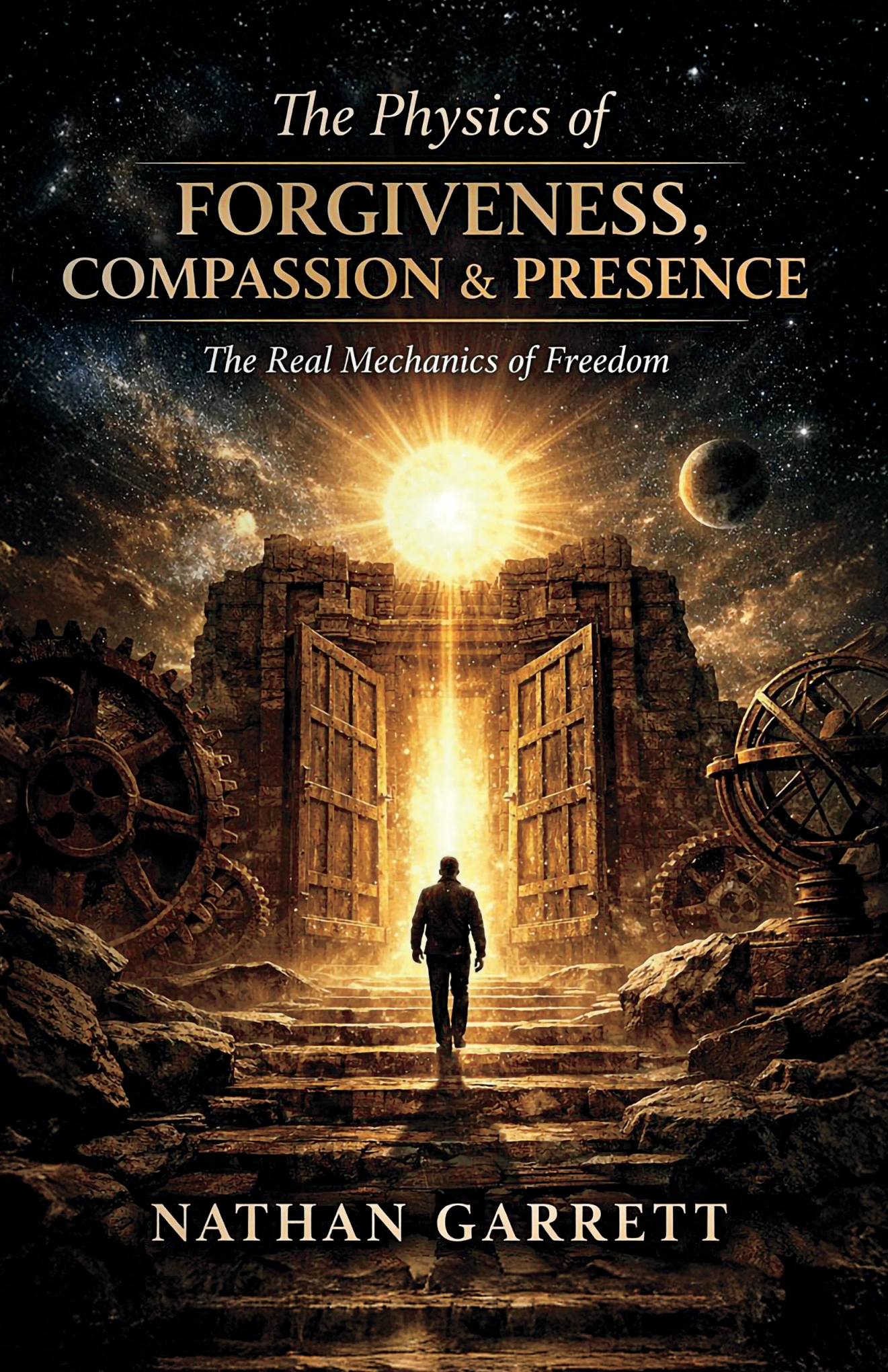 The Physics of Forgiveness, Compassion & Presence — front cover by Nathan Garrett